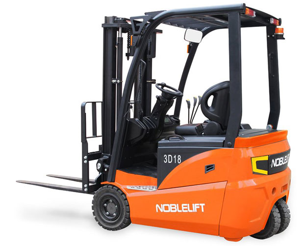 New NOBLELIFT 3 wheel electric front wheel drive forklift New solid pneumatic tire forklifts for sale