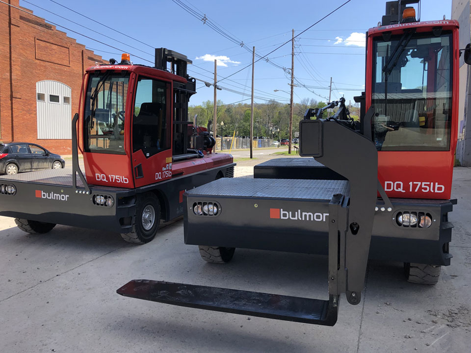 New Bulmor sideloading forklifts