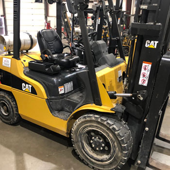 CAT used pre-owned forklifts